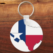 Texas Flag Map Schlüsselanhänger (Vorderseite)