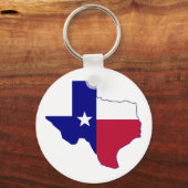 Texas Flag Map Schlüsselanhänger (Vorderseite)