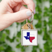 Texas Flag Map Schlüsselanhänger (Hand)