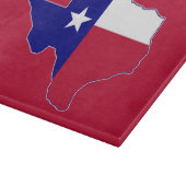 Texas Flag Map Schneidebrett (Ecke)