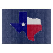 Texas Flag Map Schneidebrett (Vorderseite)