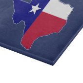 Texas Flag Map Schneidebrett (Ecke)