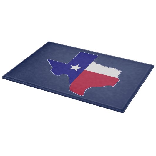 Texas Flag Map Schneidebrett (Ecke)