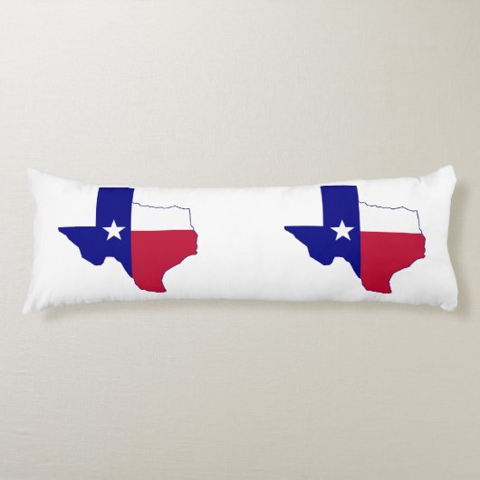 Texas Flag Map Seitenschläferkissen (Vorderseite)