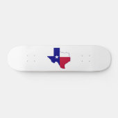 Texas Flag Map Skateboard (Horizontal)