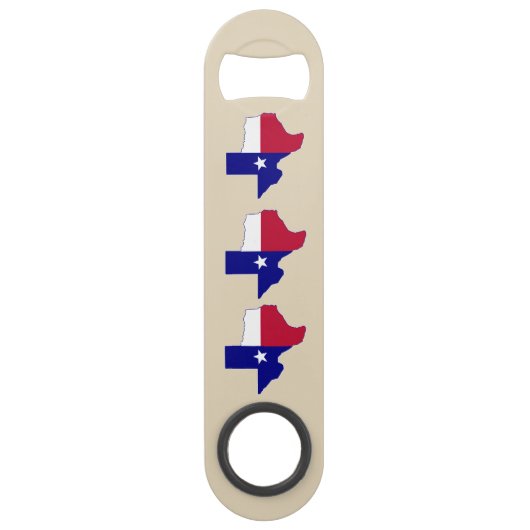 Texas Flag Map Speed Flaschenöffner (Vorderseite)