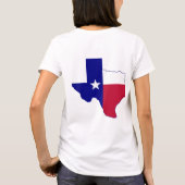 Texas Flag Map T-Shirt (Rückseite)