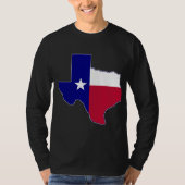 Texas Flag Map T-Shirt (Vorderseite)