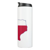Texas Flag Map Thermosbecher (Nach rechts gedreht)