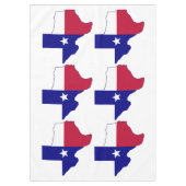 Texas Flag Map Tischdecke (Vorderseite)