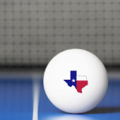 Texas Flag Map Tischtennisball (Netto)