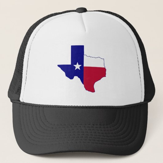 Texas Flag Map Truckerkappe (Vorderseite)