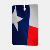 Texas Flag Metal Ornament Aus Metall (Vorderseite links)