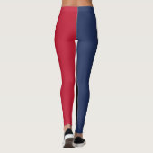Texas-Flag mit Ihrem Namen Leggings (Rückseite)