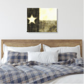 TEXAS FLAG OLD ZEICHNEND LEINWANDDRUCK (Insitu (Schlafzimmer))