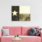 TEXAS FLAG OLD ZEICHNEND LEINWANDDRUCK (Insitu (Wohnzimmer))