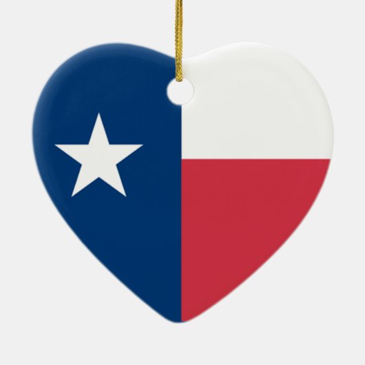 Texas Flag Ornament (beidseitig) (Hinten)
