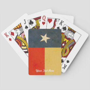 Texas Flag Personalisiert Spielkarten