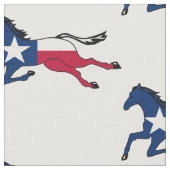 Texas Flag Pferd läuft Stoff (Nahaufnahme)