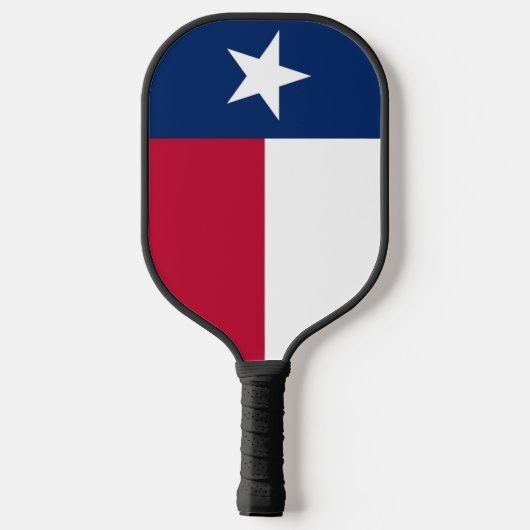 Texas Flag Pickleball Paddle (Rückseite)