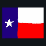Texas Flag Pop Art Poster - American Staaten Print<br><div class="desc">USA Staaten Flags Digital Artworks - American Staatssymbole & Emblems - Flaggen von USA</div>