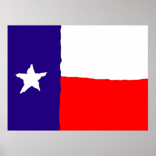 Texas Flag Pop Art Poster - American Staaten Print