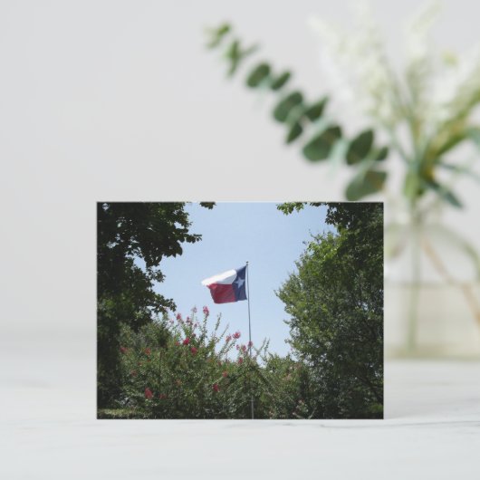 Texas Flag Postcard Postkarte (Stehend Vorderseite)