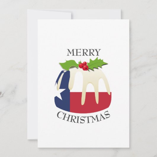 TEXAS FLAG | Pudding | Weihnachten (Vorderseite)