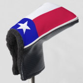 Texas Flag Putter Cover Golf Headcover (3/4 Vorderseite)