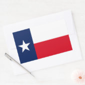 TEXAS-Flag - Rechteckiger Aufkleber (Umschlag)