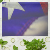 Texas Flag Rustic Lone Star Staat USA Geschirrtuch (Gefaltet)