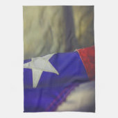 Texas Flag Rustic Lone Star Staat USA Geschirrtuch (Vertikal)