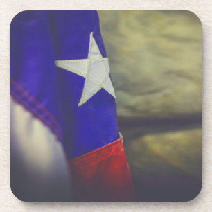 Texas Flag Rustic Lone Star Staat USA Getränkeuntersetzer