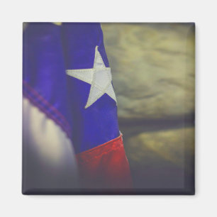 Texas Flag Rustic Lone Star Staat USA Magnet