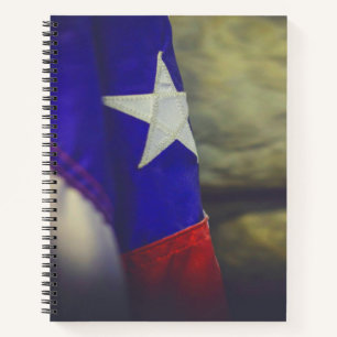 Texas Flag Rustic Lone Star Staat USA Notizblock