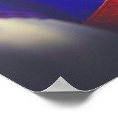 Texas Flag Rustic Lone Star Staat USA Poster (Ecke)