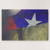 Texas Flag Rustic Lone Star Staat USA Puzzle (Horizontal)