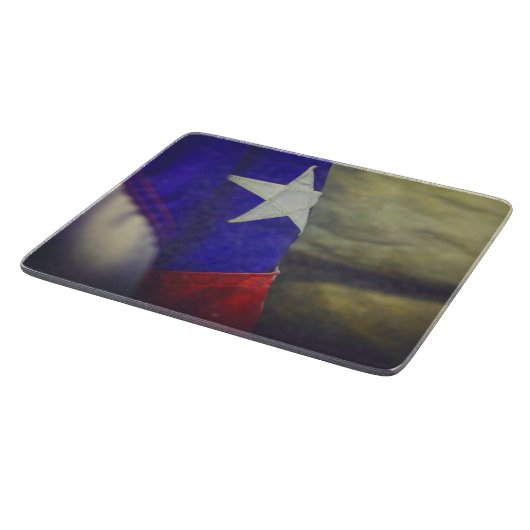 Texas Flag Rustic Lone Star Staat USA Schneidebrett (Ecke)