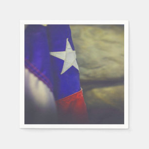 Texas Flag Rustic Lone Star Staat USA Serviette