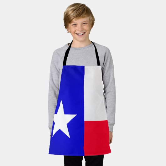 Texas Flag Schürze (Getragen)