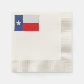 Texas Flag Sketch Serviette (Vorderseite)