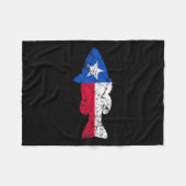 Texas Flag Smallmouth by Fishing Fleecedecke (Vorderseite (Horizontal))