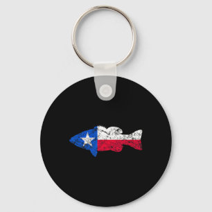 Texas Flag Smallmouth by Fishing Schlüsselanhänger