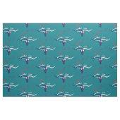 Texas Flag Steer Head Mit Seil auf lt Gewebe Stoff (Fat Quarter (45,7 x 55,9 cm))