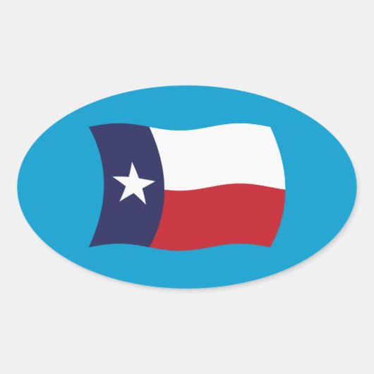 Texas Flag Sticker (Vorderseite)