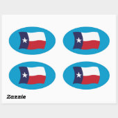 Texas Flag Sticker (Blatt)