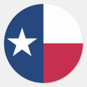 Texas Flag Sticker (Vorderseite)