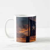 Texas Flag Sunset Mug - Patriotic Coffee Cup Kaffeetasse (Links)