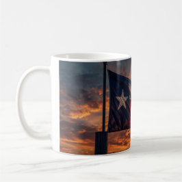 Texas Flag Sunset Mug - Patriotic Coffee Cup Kaffeetasse