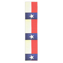 Texas Flag Table Runner
